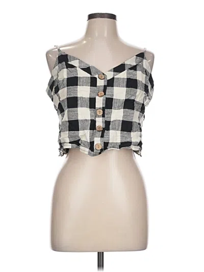 Pre-owned Primark Sleeveless Blouse In Black