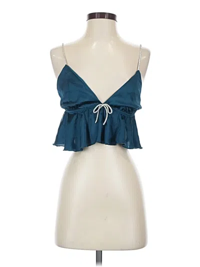 Pre-owned Primark Sleeveless Blouse In Blue