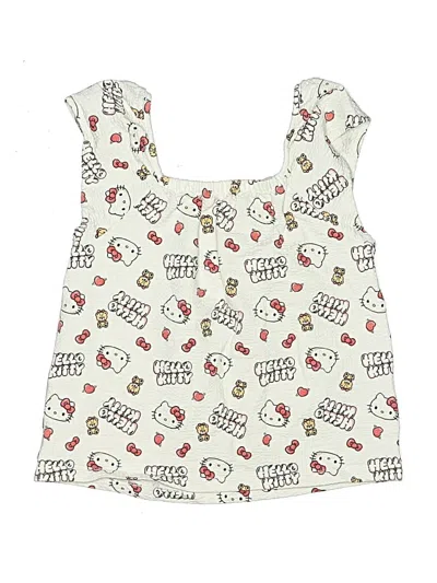 Pre-owned Primark Kids' Sleeveless Blouse In Ivory