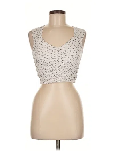 Pre-owned Primark Sleeveless Blouse In White