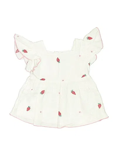 Pre-owned Primark Kids' Sleeveless Blouse In White