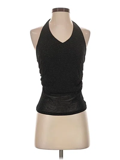 Pre-owned Primark Sleeveless Top Black Halter Neckline Tops
