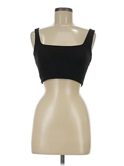 Pre-owned Primark Sleeveless Top Black Strapless Neckline Tops