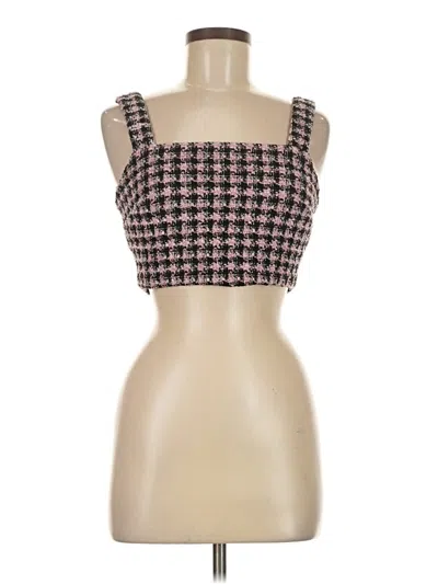 Pre-owned Primark Sleeveless Top Pink Square Neckline Tops
