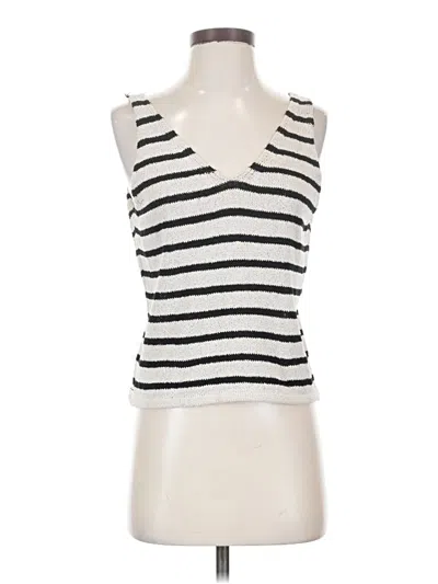 Pre-owned Primark Sleeveless Top Silver V-neck Tops