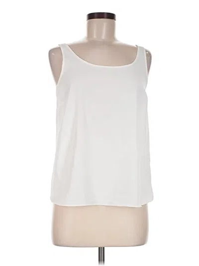 Pre-owned Primark Sleeveless Top White Scoop Neck Tops