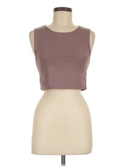 Pre-owned Primark Sleeveless T-shirt In Brown