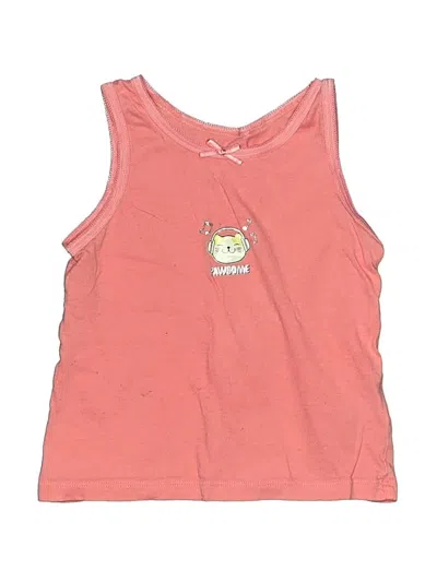 Pre-owned Primark Kids' Sleeveless T-shirt In Pink