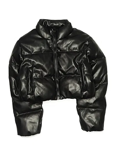 Pre-owned Primark Kids' Snow Jacket In Black