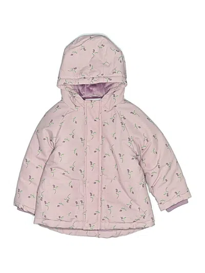 Pre-owned Primark Kids' Snow Jacket In Pink