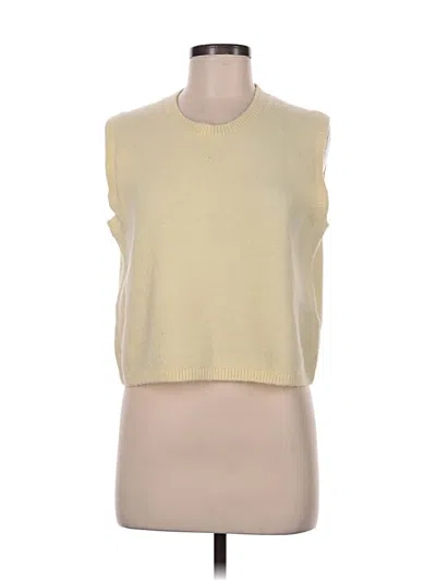Pre-owned Primark Sweater Vest In Yellow