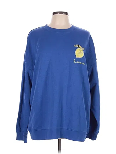 Pre-owned Primark Sweatshirt In Blue