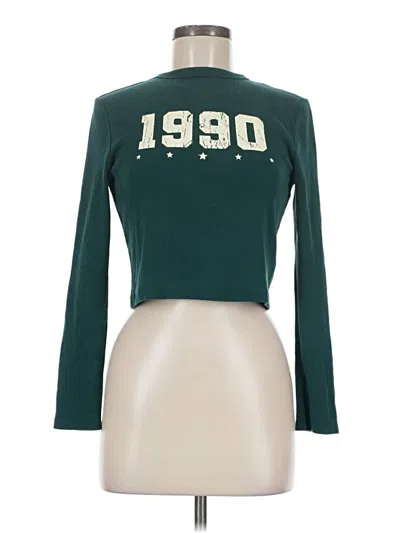 Pre-owned Primark Sweatshirt In Green