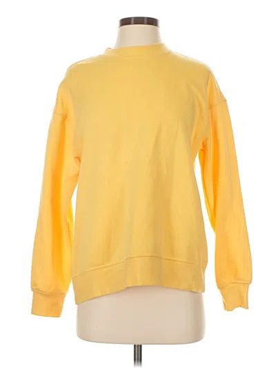 Pre-owned Primark Sweatshirt In Yellow