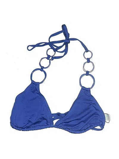 Pre-owned Primark Swimsuit Top Blue Swimwear