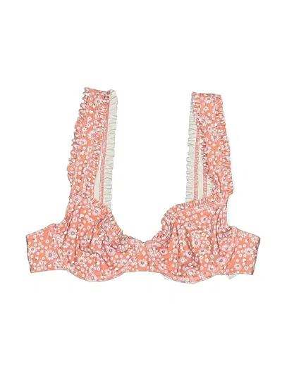 Pre-owned Primark Swimsuit Top Orange Swimwear