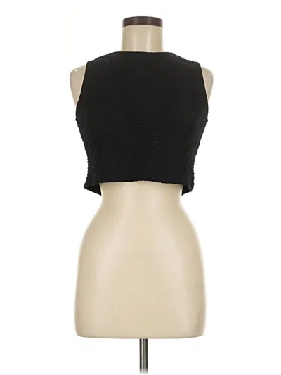 Pre-owned Primark Tank Top Black Strapless Neckline Tops
