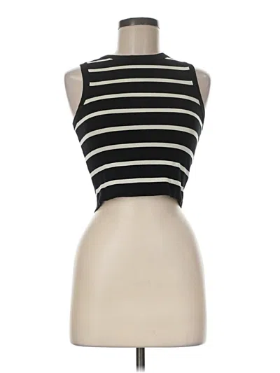 Pre-owned Primark Tank Top Black Strapless Neckline Tops