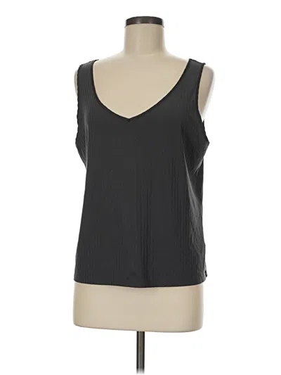 Pre-owned Primark Tank Top Gray Cold Shoulder Neckline Tops