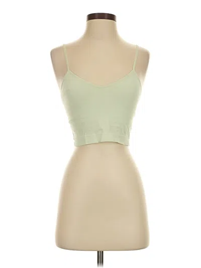 Pre-owned Primark Tank Top Green Strapless Neckline Tops