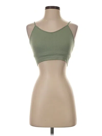 Pre-owned Primark Tank Top Green Strapless Neckline Tops