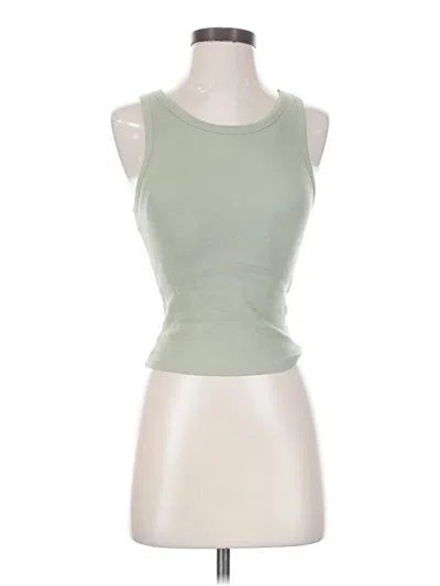 Pre-owned Primark Tank Top Green Strapless Neckline Tops