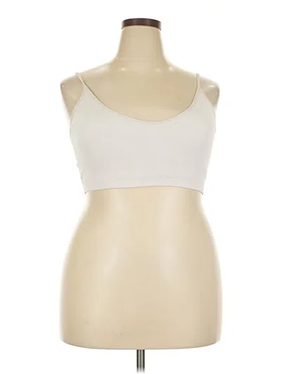 Pre-owned Primark Tank Top Ivory Strapless Neckline Tops In White