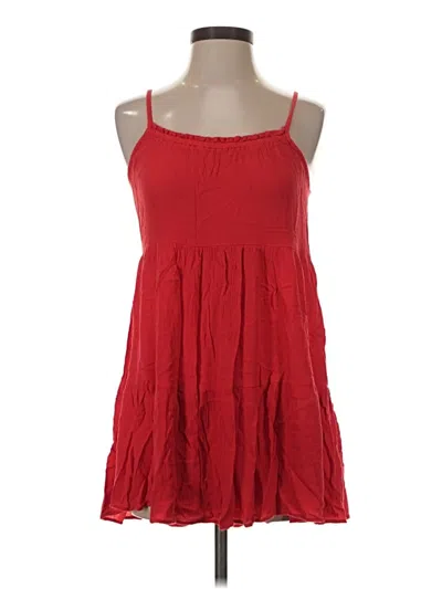 Pre-owned Primark Tank Top Red Halter Neckline Tops