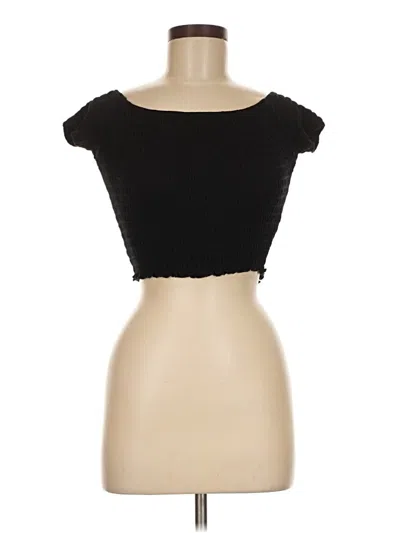 Pre-owned Primark Tube Top Black Strapless Neckline Tops
