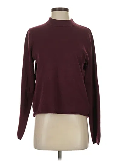 Pre-owned Primark Turtleneck Sweater In Burgundy