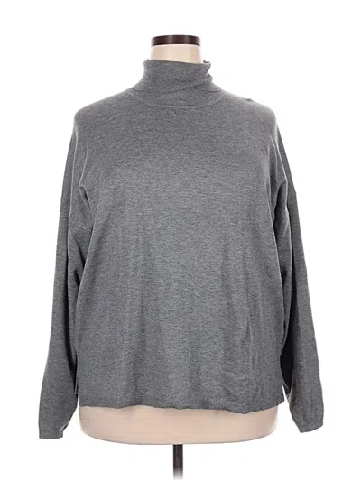 Pre-owned Primark Turtleneck Sweater In Gray