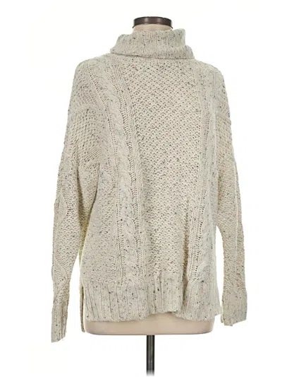 Pre-owned Primark Turtleneck Sweater In Ivory
