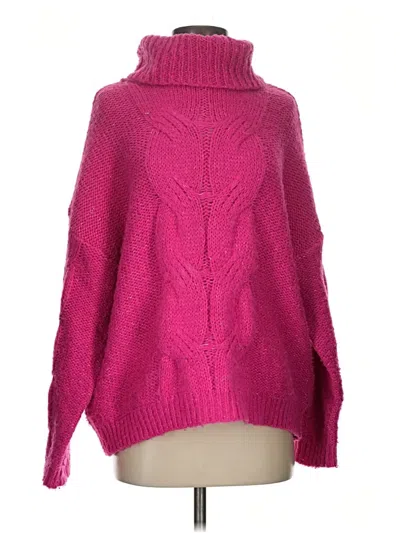 Pre-owned Primark Turtleneck Sweater In Pink