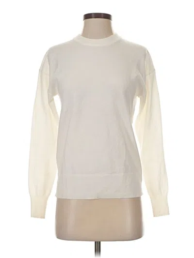 Pre-owned Primark Turtleneck Sweater In White