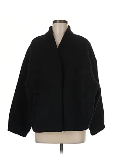 Pre-owned Primark Wool Cardigan Sweater In Black