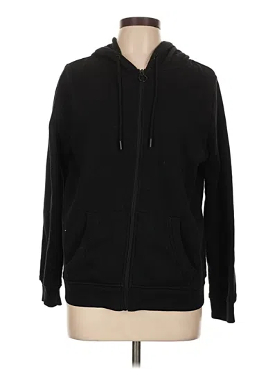 Pre-owned Primark Zip Up Hoodie In Black