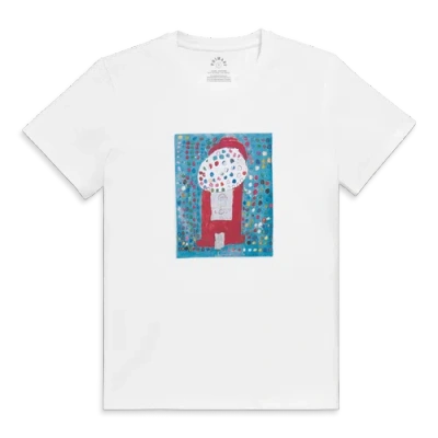 Primary Adult Art Tee In White