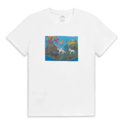 Primary Adult Art Tee In White