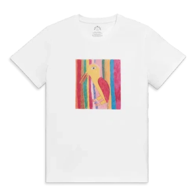 Primary Adult Art Tee In White