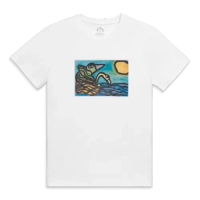 Primary Adult Art Tee In White