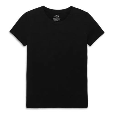 Primary Adult Classic Slub Crewneck Tee In Black