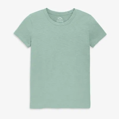 Primary Adult Classic Slub Crewneck Tee In Green
