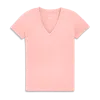 Primary Adult Classic Slub V-neck Tee In Flamingo