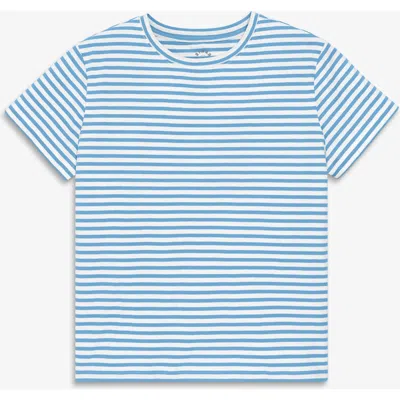 Primary Adult Easy Crewneck Stripe Tee In Multi