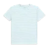 Primary Adult Easy Crewneck Stripe Tee In Saltwater White Stripe