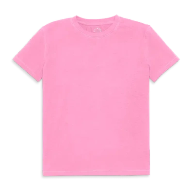 Primary Adult Easy Crewneck Tee In Pink