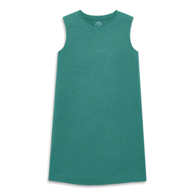 Primary Adult Easy Tank Dress In Green