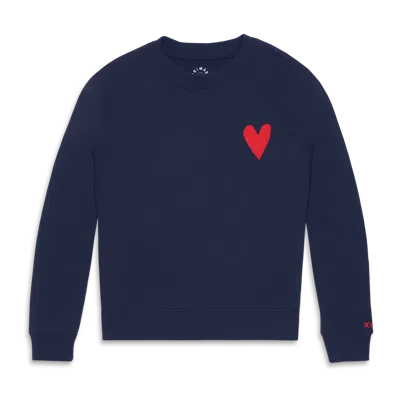 Primary Adult Heart Sweatshirt In Brown