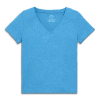 Primary Adult Heathered Easy V-neck Tee In Blue
