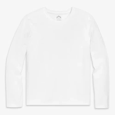 Primary Adult Long Sleeve Everyday Tee In White